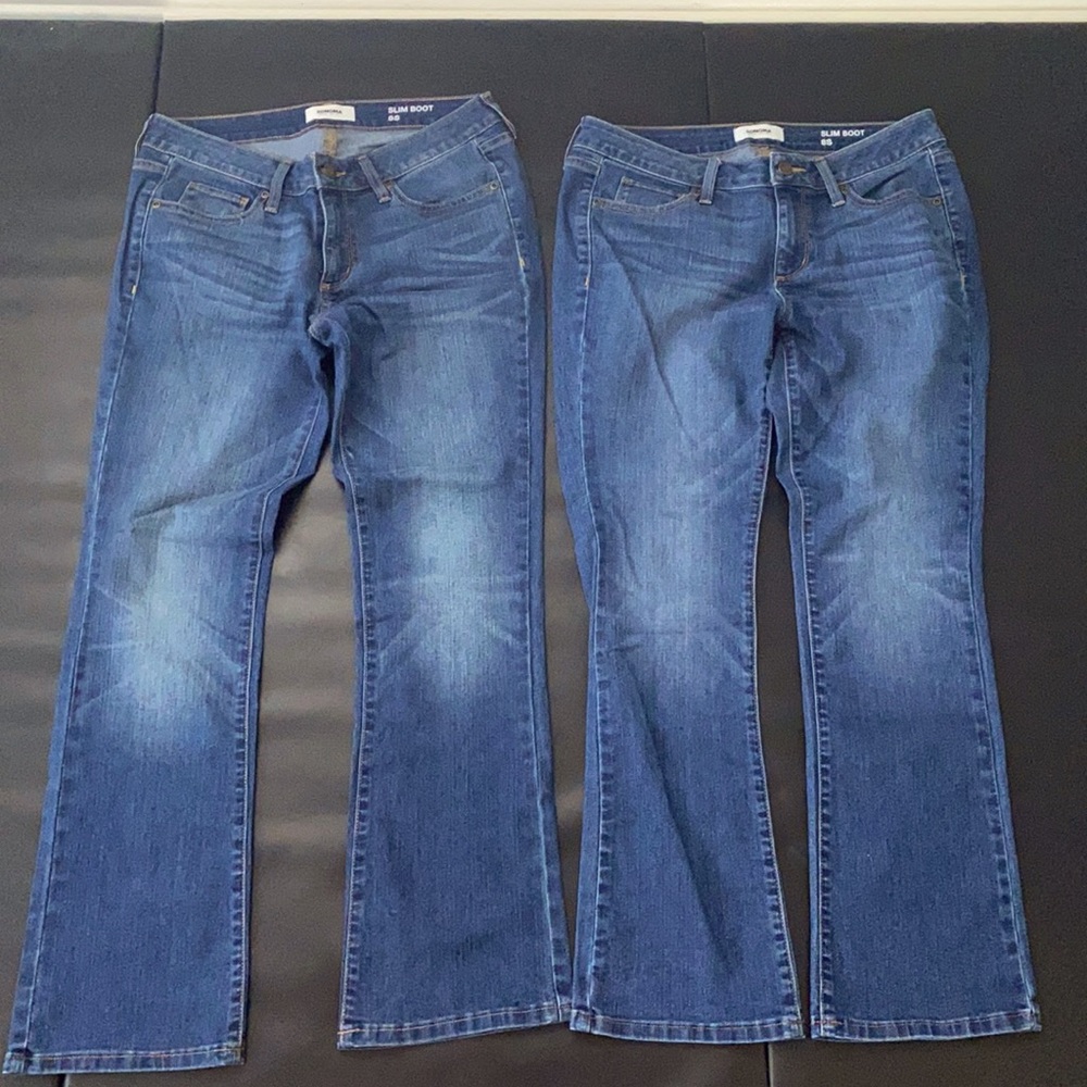 2 pairs Sonoma jeans 8 short